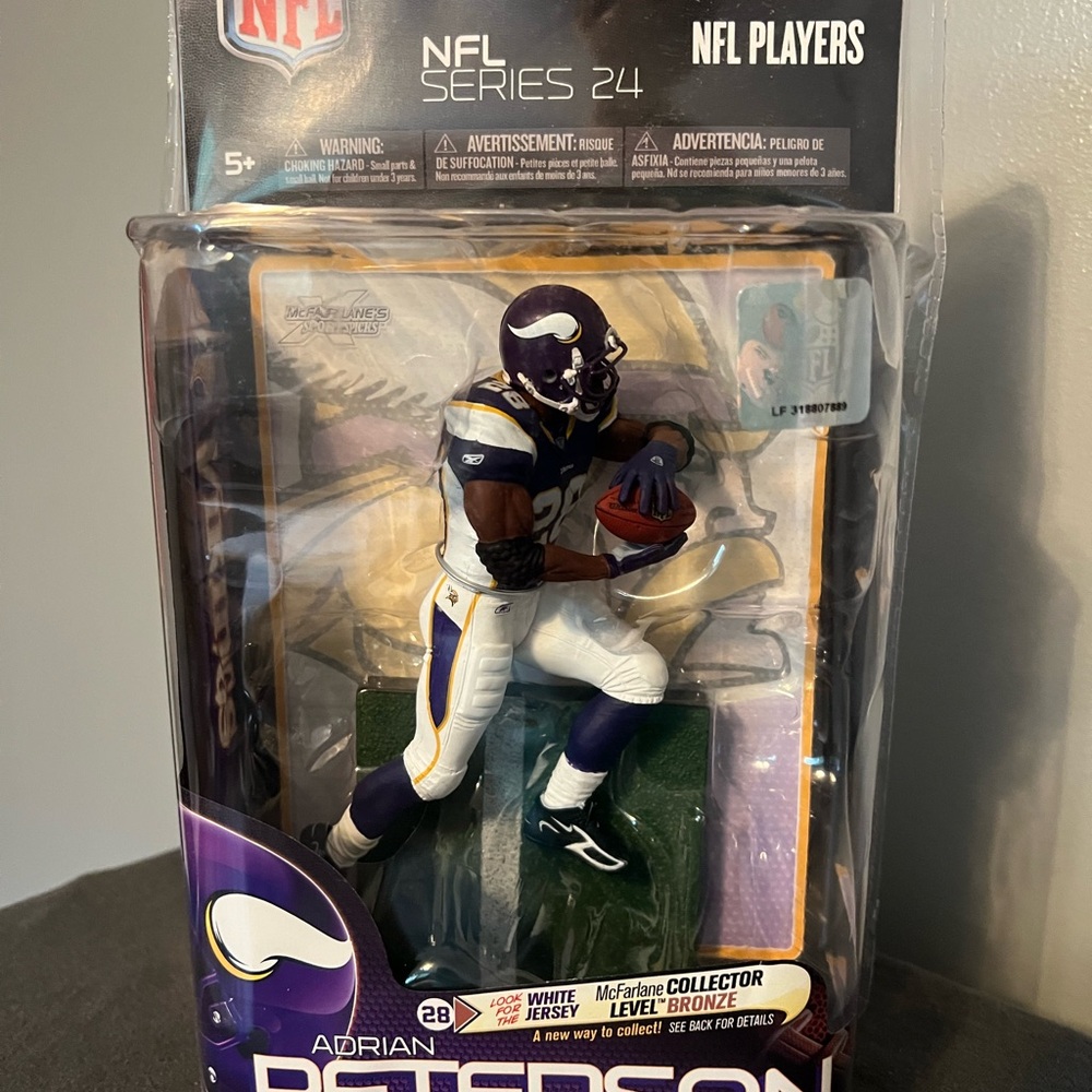 NFL Action Figure - White and Purple